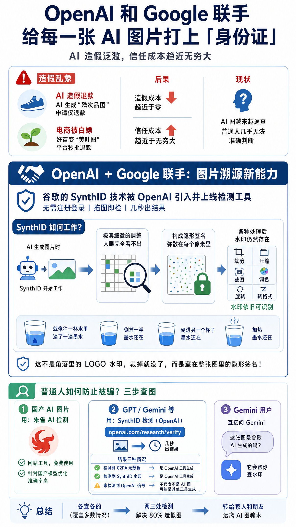OpenAI 和 Google 联手，要给每一张 AI 图片打上「身份证」