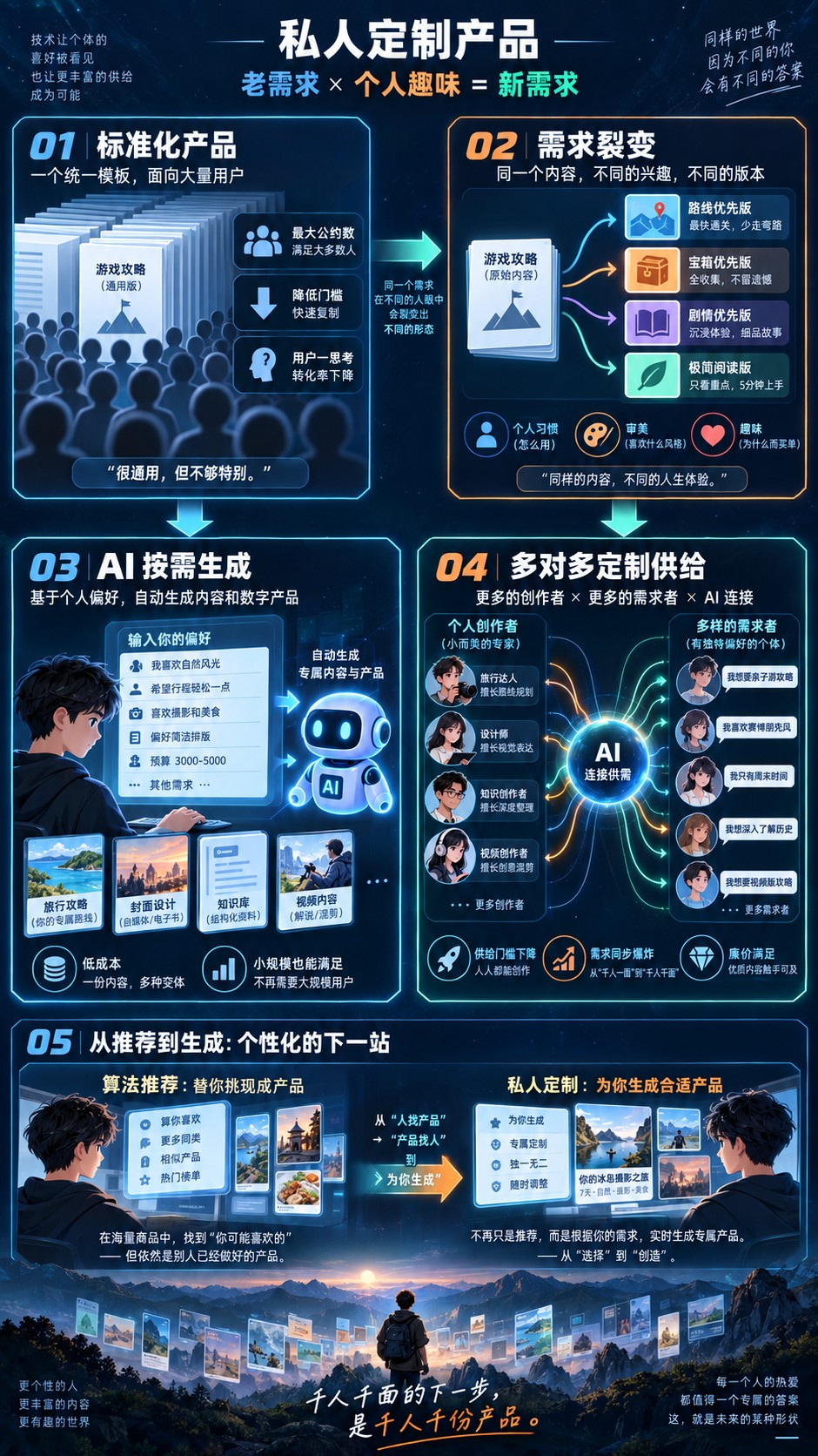 未来的某种形状：私人定制产品